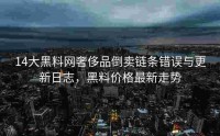 14大黑料网奢侈品倒卖链条错误与更新日志，黑料价格最新走势